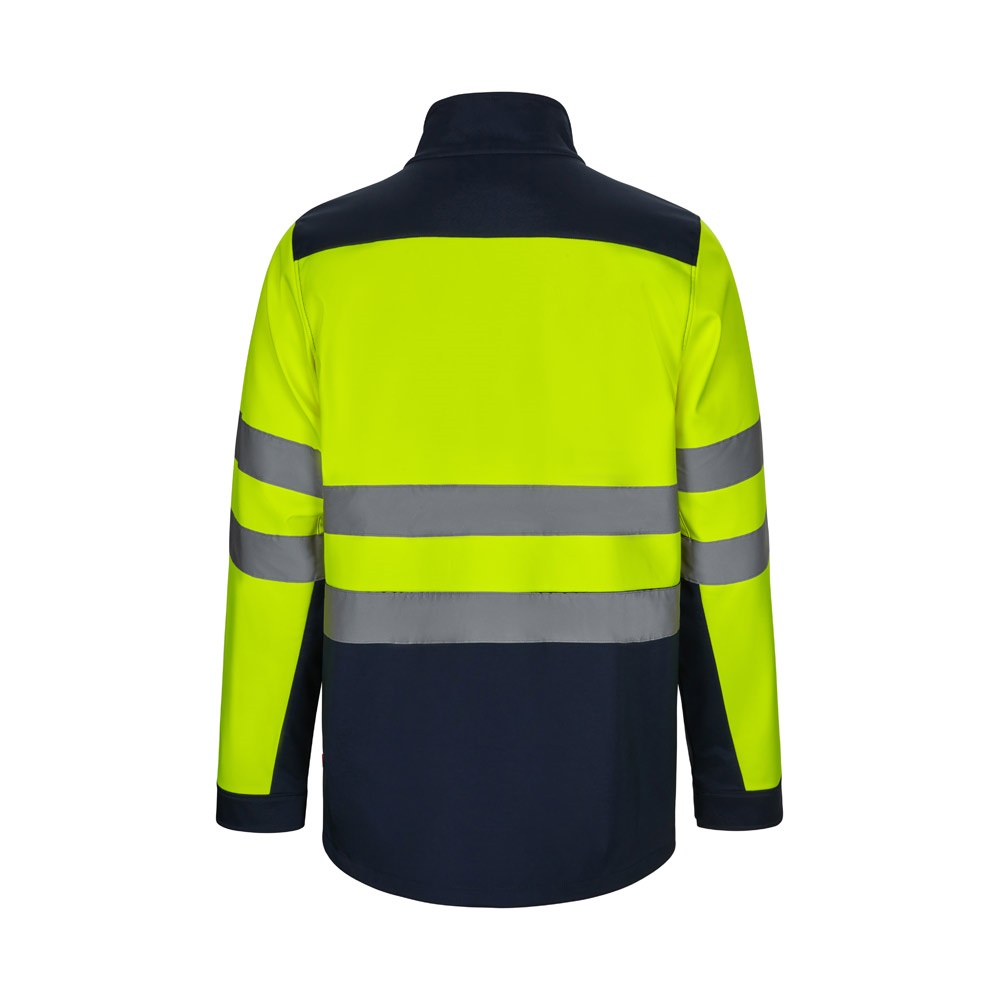 VL HESTIA LARGE. Veste soft shell bicolore (280g/m²), doublée polaire et membrane TPU, en polyester (96%) et élasthanne (4%)