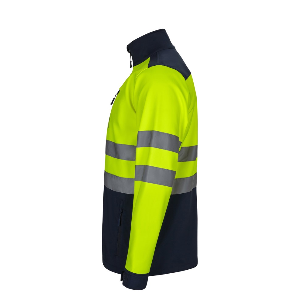 VL HESTIA LARGE. Veste soft shell bicolore (280g/m²), doublée polaire et membrane TPU, en polyester (96%) et élasthanne (4%)