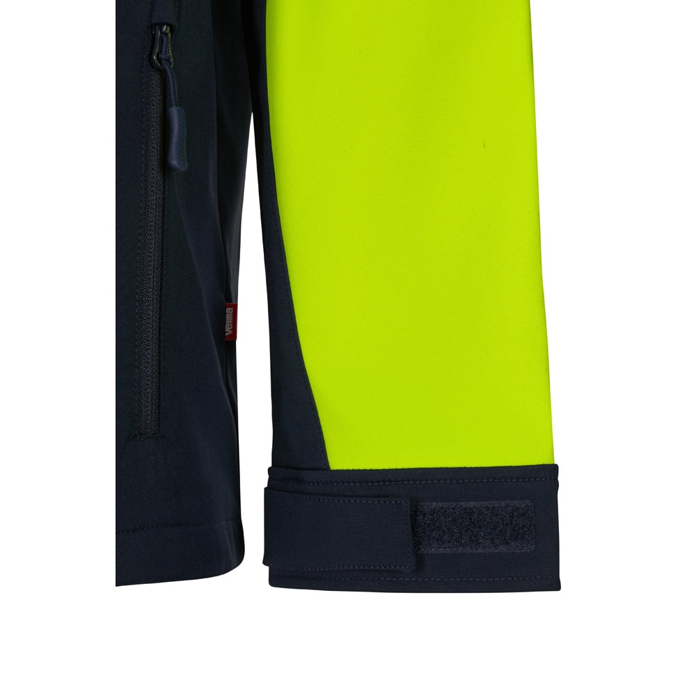 VL HESTIA LARGE. Veste soft shell bicolore (280g/m²), doublée polaire et membrane TPU, en polyester (96%) et élasthanne (4%)