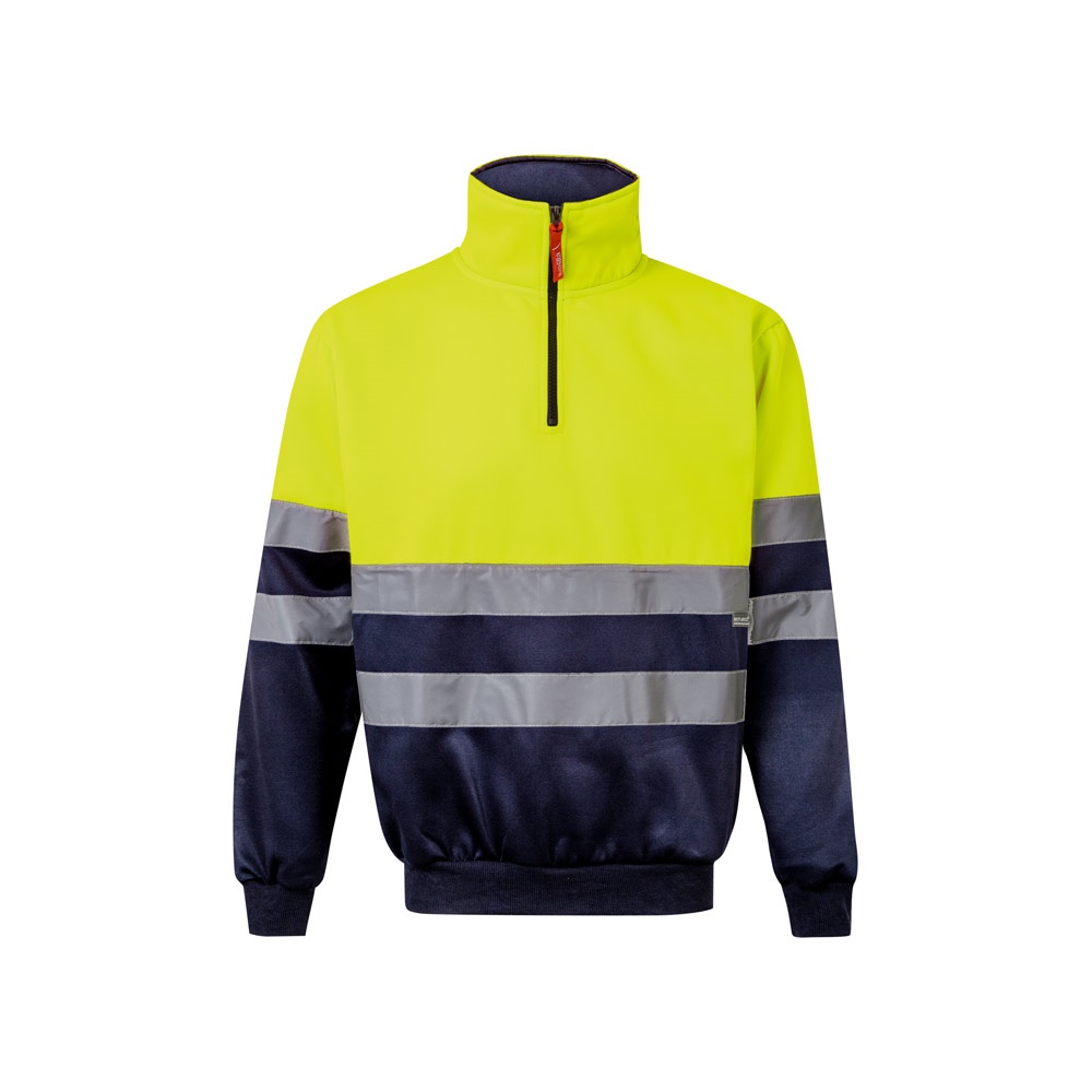 VL THOR LARGE. Sweatshirt bicolor (300g/m²) em felpa de poliéster (100%)