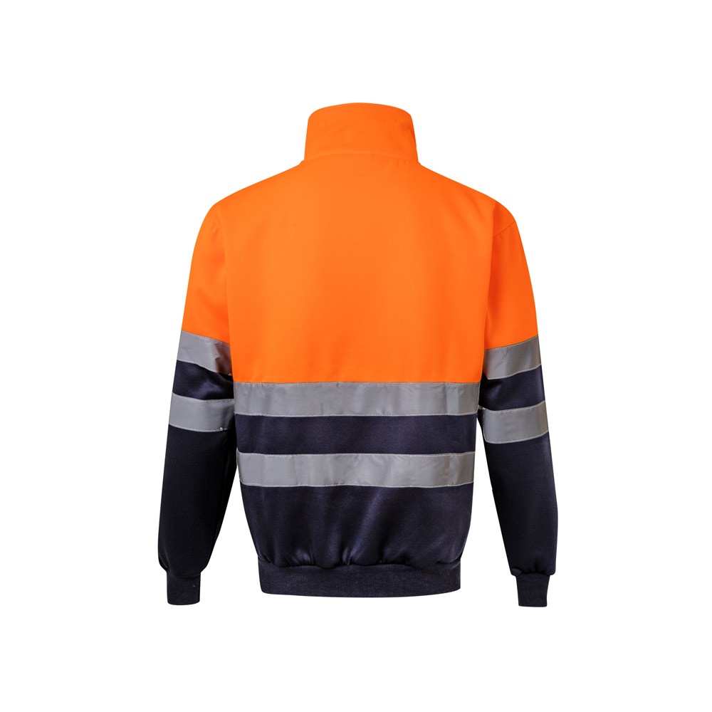 VL THOR LARGE. Sweatshirt bicolore (300g/m²) en polyester éponge (100%)