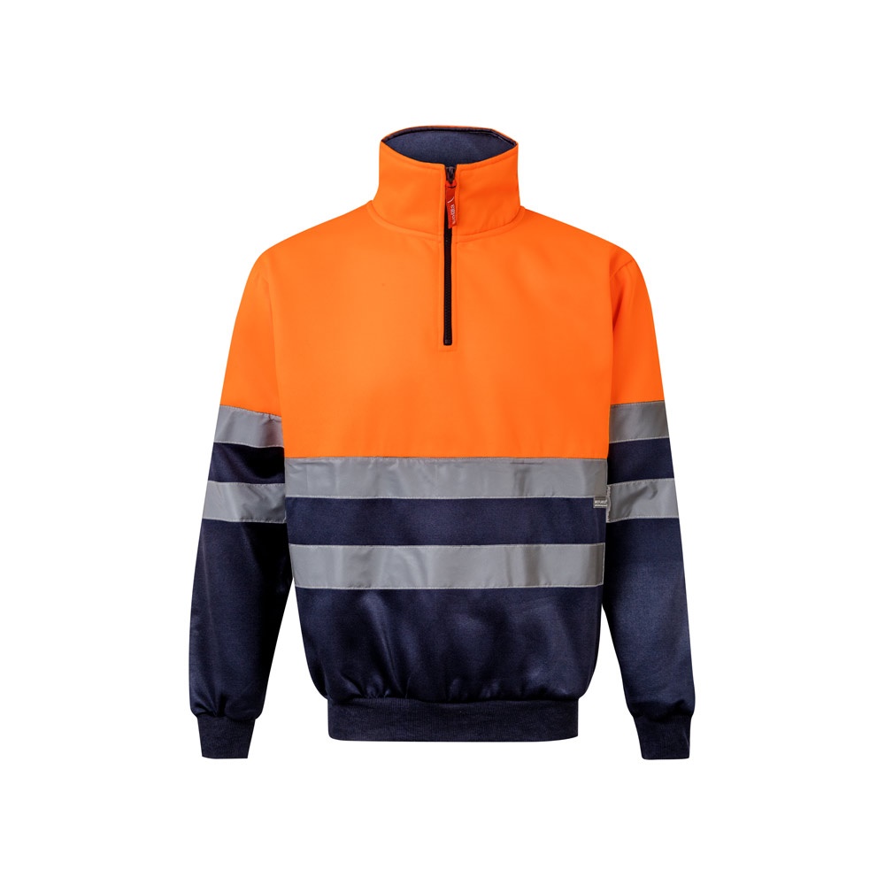 VL THOR LARGE. Sweatshirt bicolor (300g/m²) em felpa de poliéster (100%)