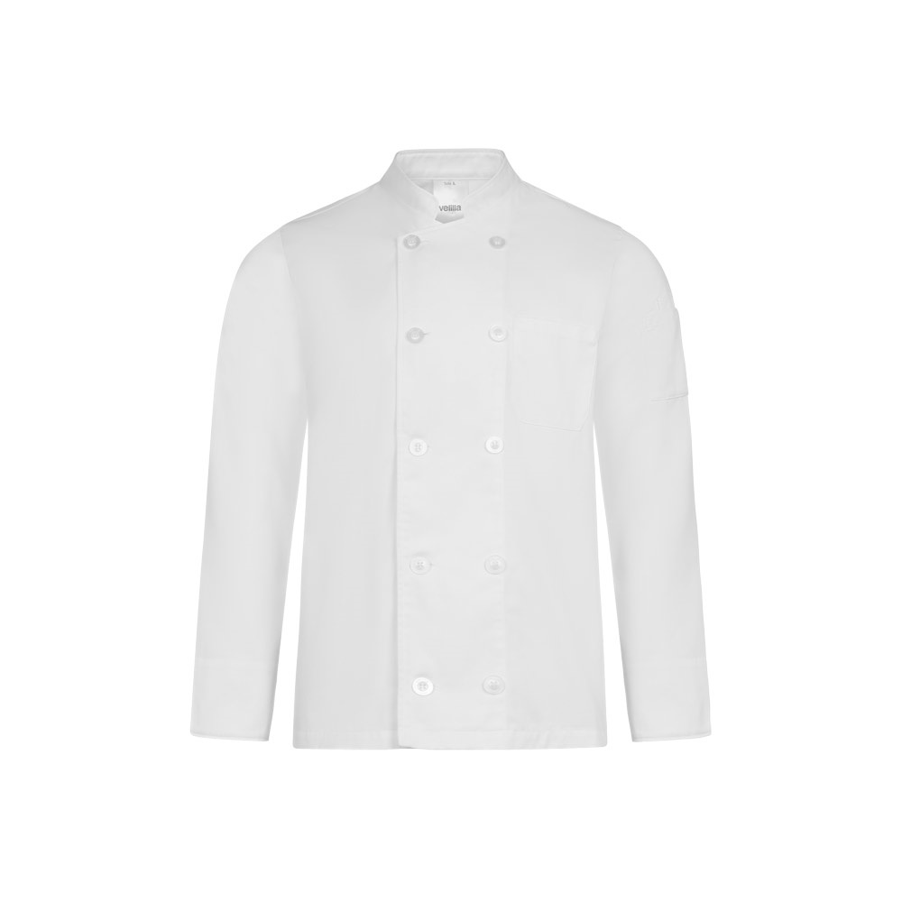 VL BACO. Jaleca de cozinha (190 g/m²) de manga comprida