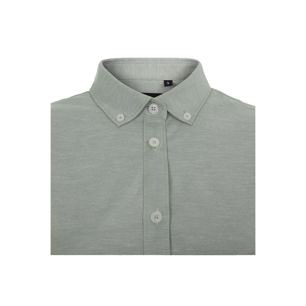 VL PRITHVI WOMEN. Chemise Oxford (180 g/m²) pour femmes, composée de coton (50 %), polyester (45 %) et élasthanne (5 %)