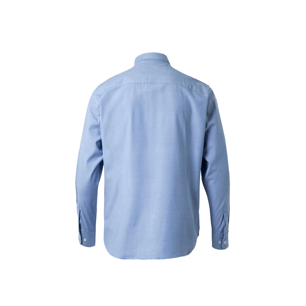VL PRITHVI MAN. Chemise Oxford pour homme (180 g/m²) en coton (50 %), polyester (45 %) et élasthanne (5 %)