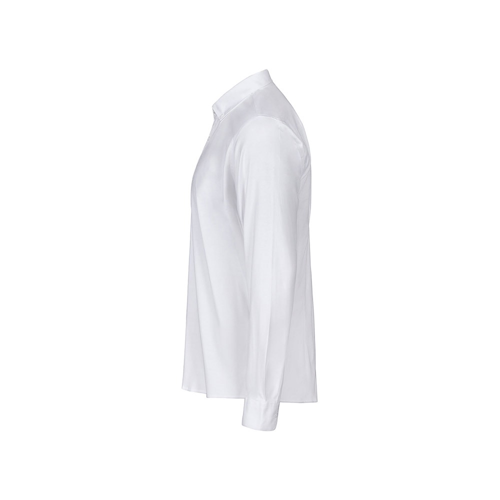 VL PRITHVI MAN. Chemise Oxford pour homme (180 g/m²) en coton (50 %), polyester (45 %) et élasthanne (5 %)