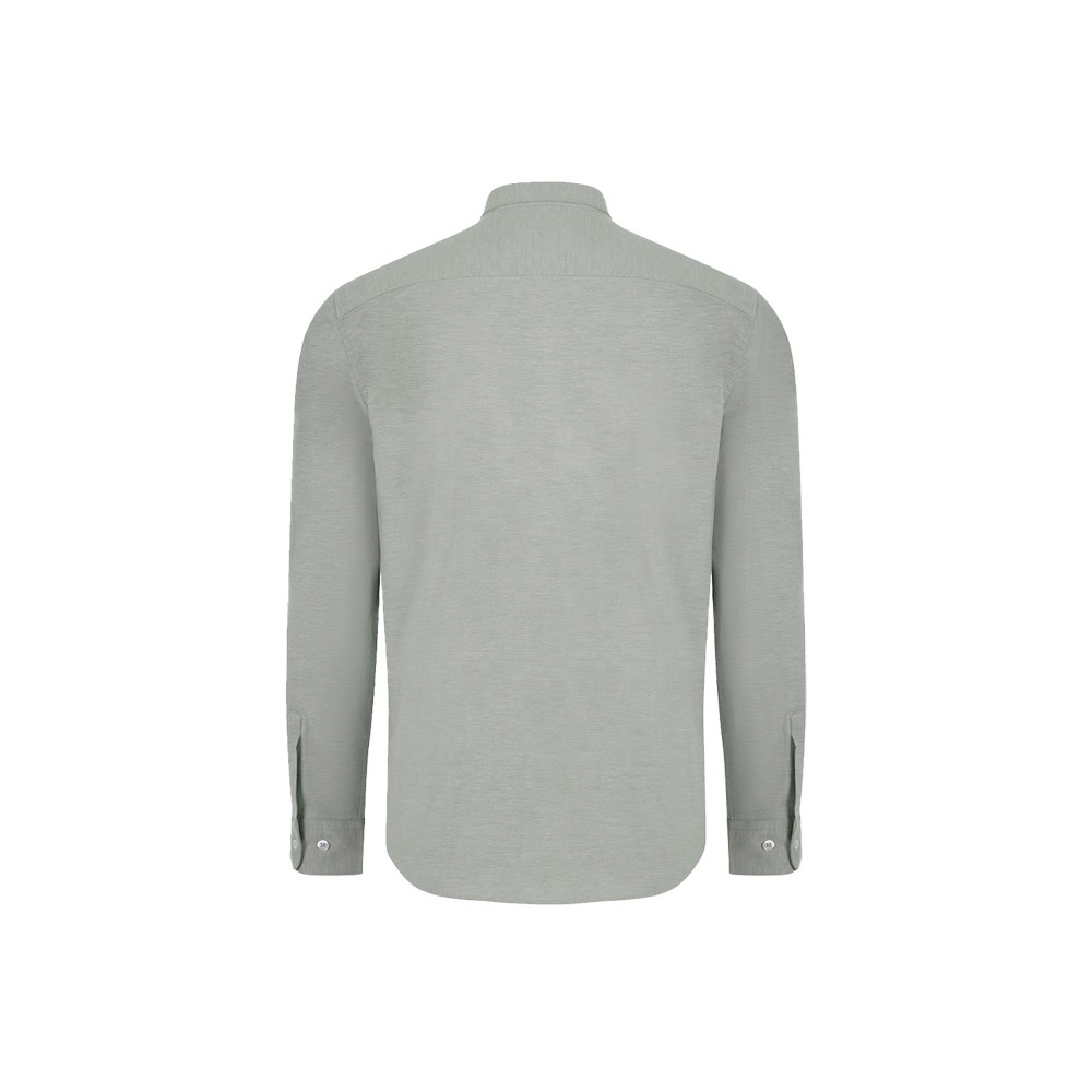 VL PRITHVI MAN. Chemise Oxford pour homme (180 g/m²) en coton (50 %), polyester (45 %) et élasthanne (5 %)