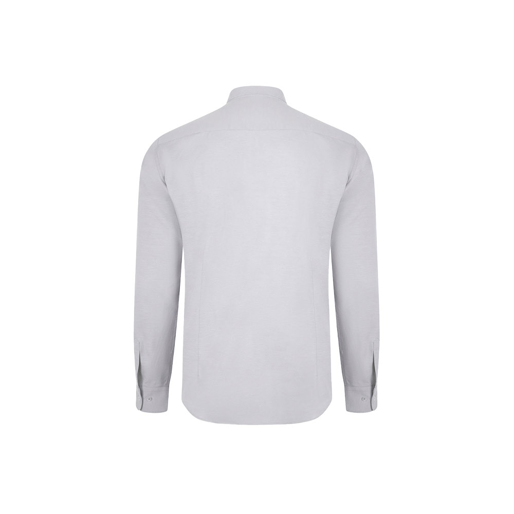 VL PRITHVI MAN. Chemise Oxford pour homme (180 g/m²) en coton (50 %), polyester (45 %) et élasthanne (5 %)