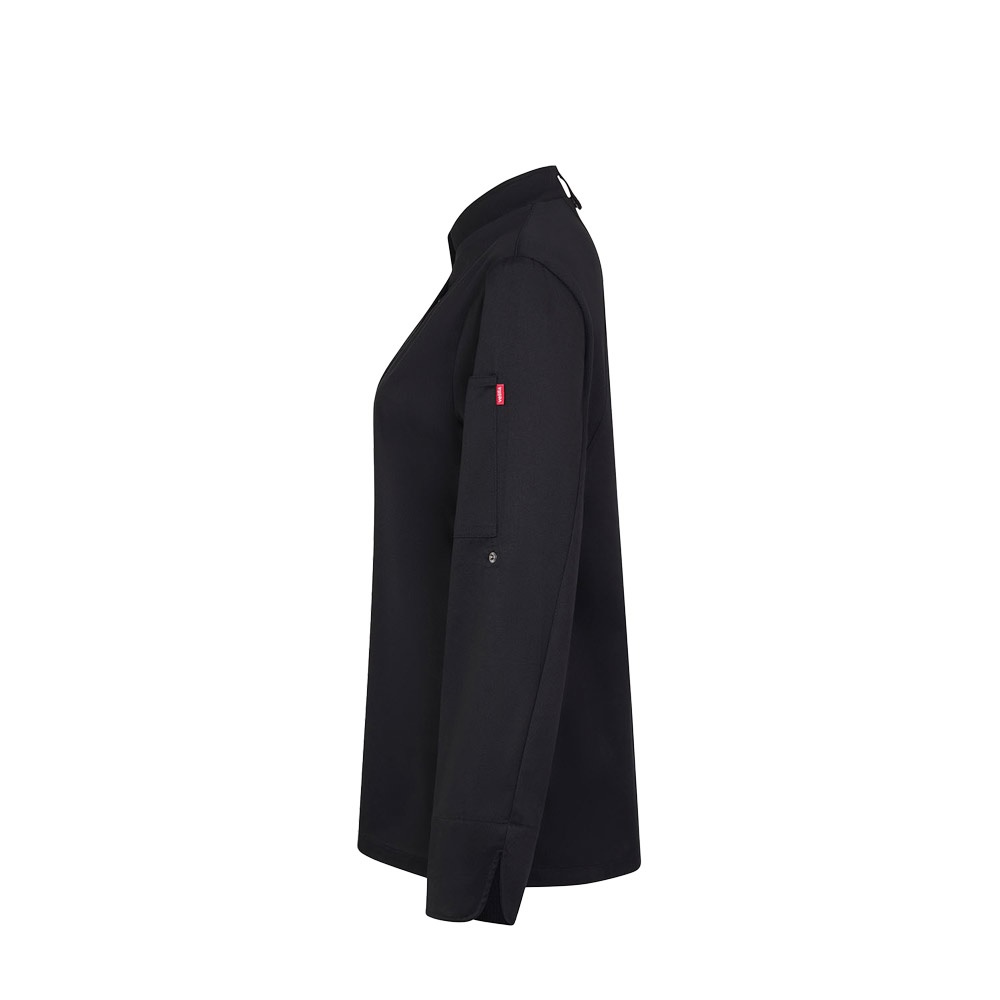 VL THOTH. Veste de cuisine pour femme (190 g/m²) en coton (35 %) et polyester recyclé (65 %)
