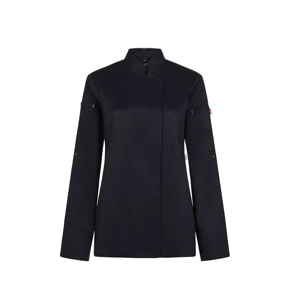 VL THOTH. Jaleca de cozinha (190 g/m²) para mulher, em algodão (35%) e poliéster reciclado (65%)