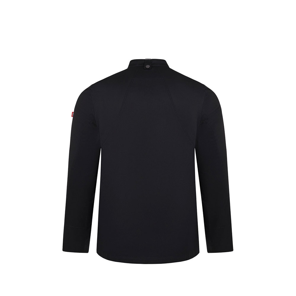 VL AGNI. Veste de cuisine unisexe (190 g/m²) en coton (35 %) et polyester recyclé (65 %)