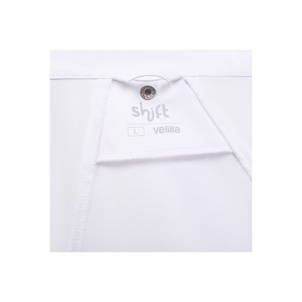 VL AGNI. Veste de cuisine unisexe (190 g/m²) en coton (35 %) et polyester recyclé (65 %)