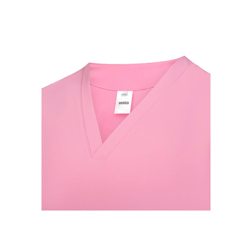 VL FLORA. Tunique à manches courtes (140 g/m²) en microfibre 100 %