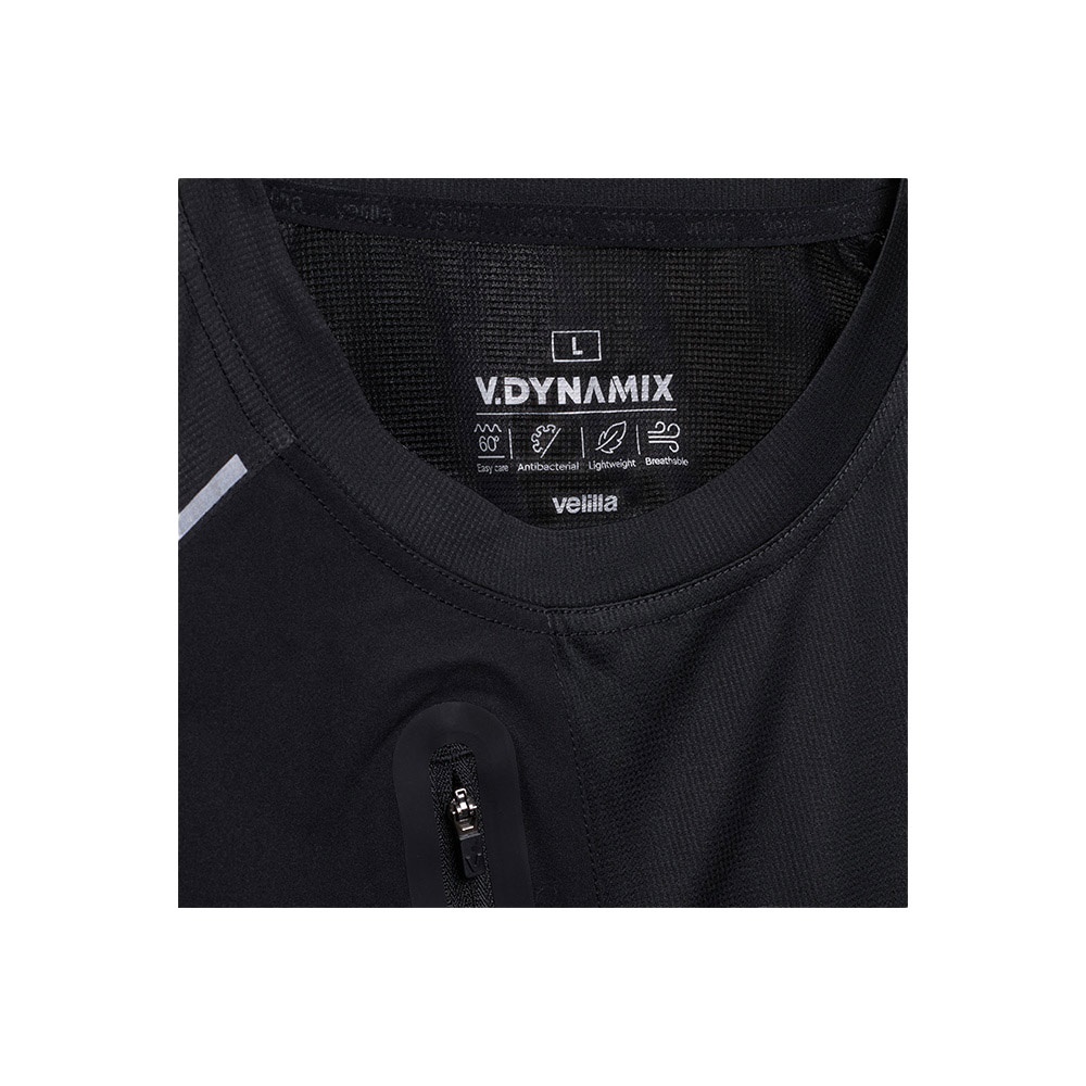 VL RHEA. T-shirt technique gaufré (110 g/m²), composé à 100 % de polyester recyclé