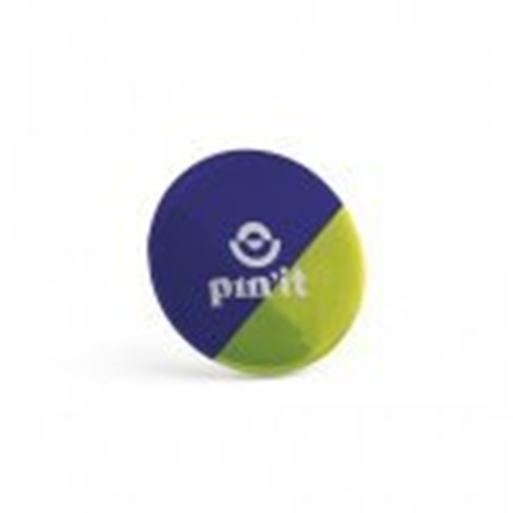 Vue 3 de Button PIN 6. Pin's rond avec épingle