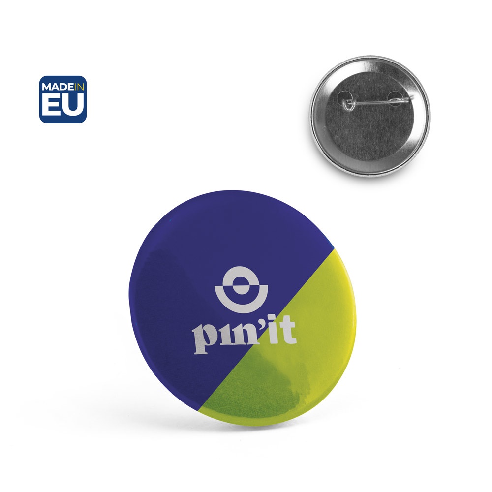 Button P'IN 6. Pin redondo com alfinente