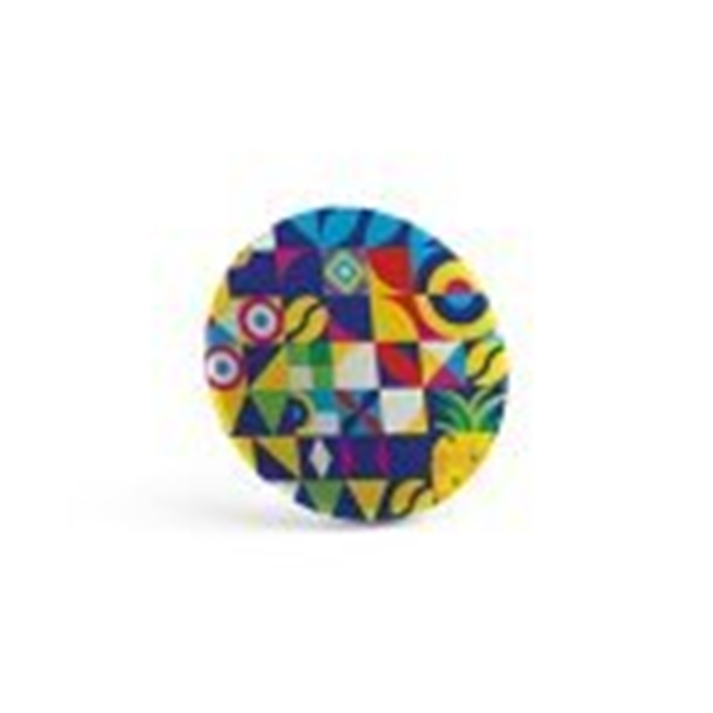 Vue 3 de Button PIN 7. Pin's rond avec aimant