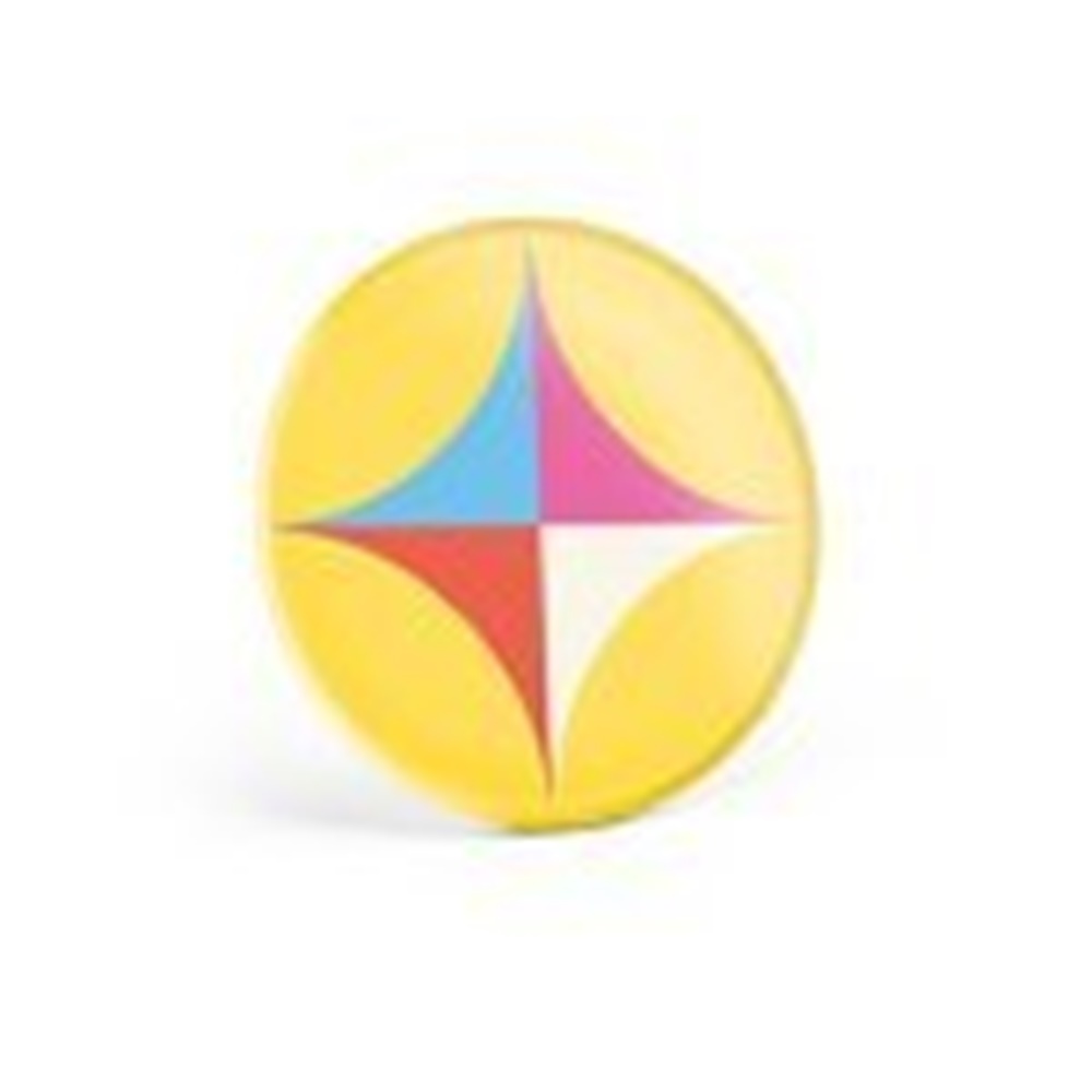 Vue 3 de Button PIN 9. Pin's rond avec épingle
