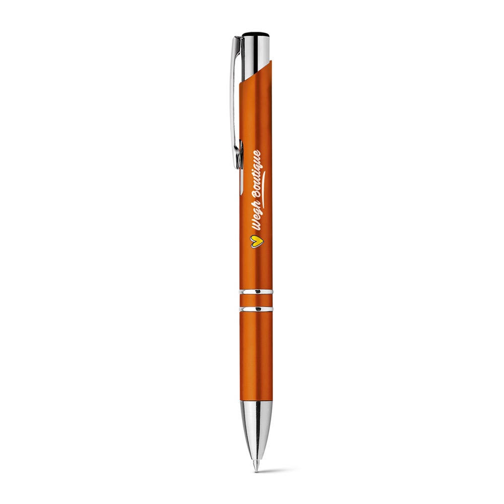 BETA PLASTIC. Stylo à bille en ABS avec clip en métal