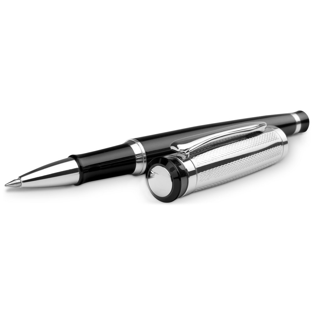 ORLANDO. Set de stylo et de roller en métal avec clip