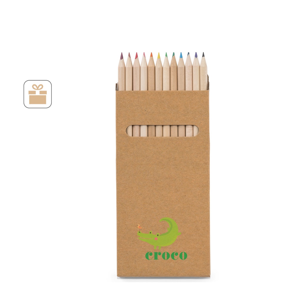 CROCO. Set 12 pasteliek v škatuľke