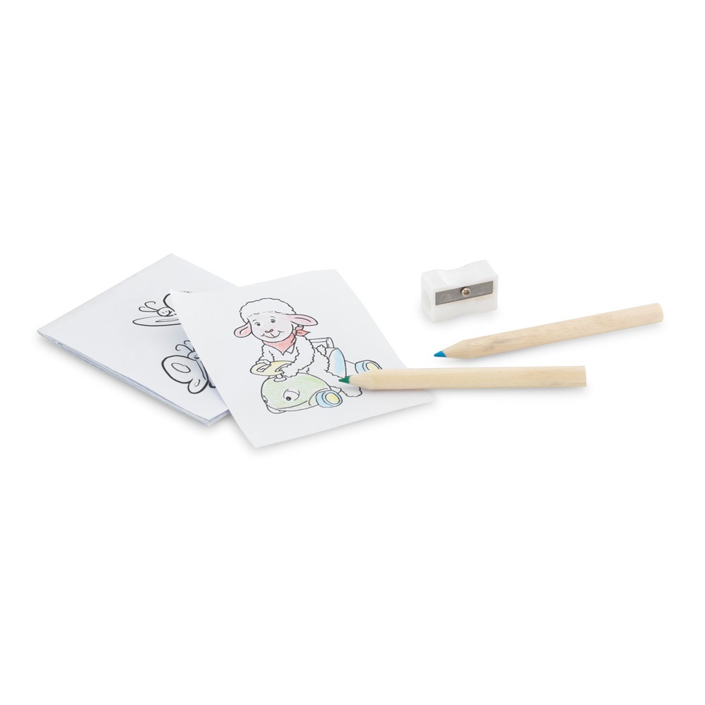ANIM. Set de coloriage dans une boîte carton