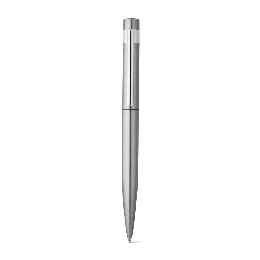 ALEXA. Stylo à bille avec corps en acier inoxydable (53% rSS) et clip