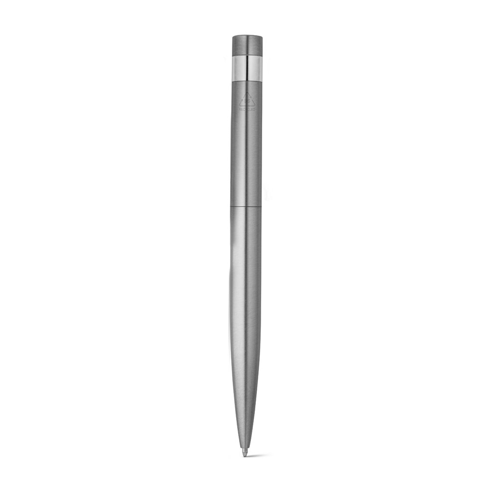 ALEXA. Stylo à bille avec corps en acier inoxydable (53% rSS) et clip