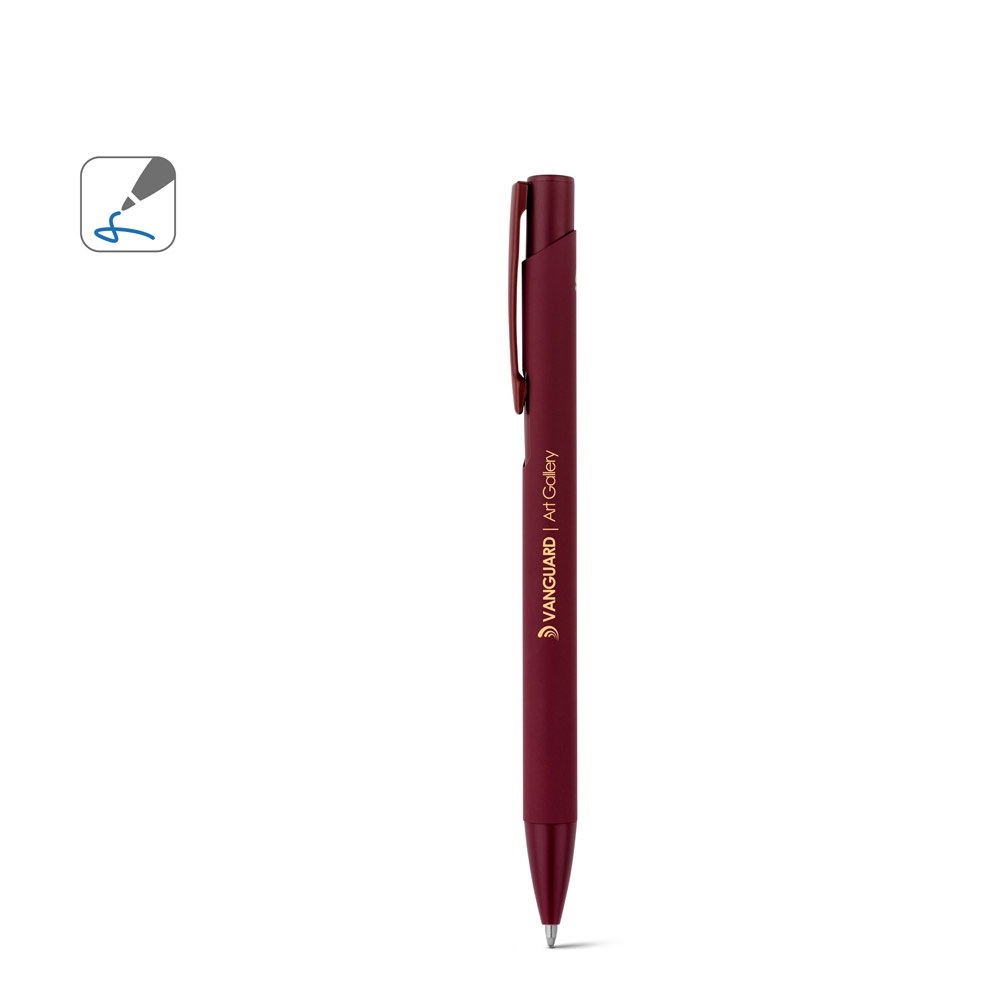 Vue 12 de CLINT. Stylo à bille en aluminium recyclé (100% rAL) avec finition en caoutchouc