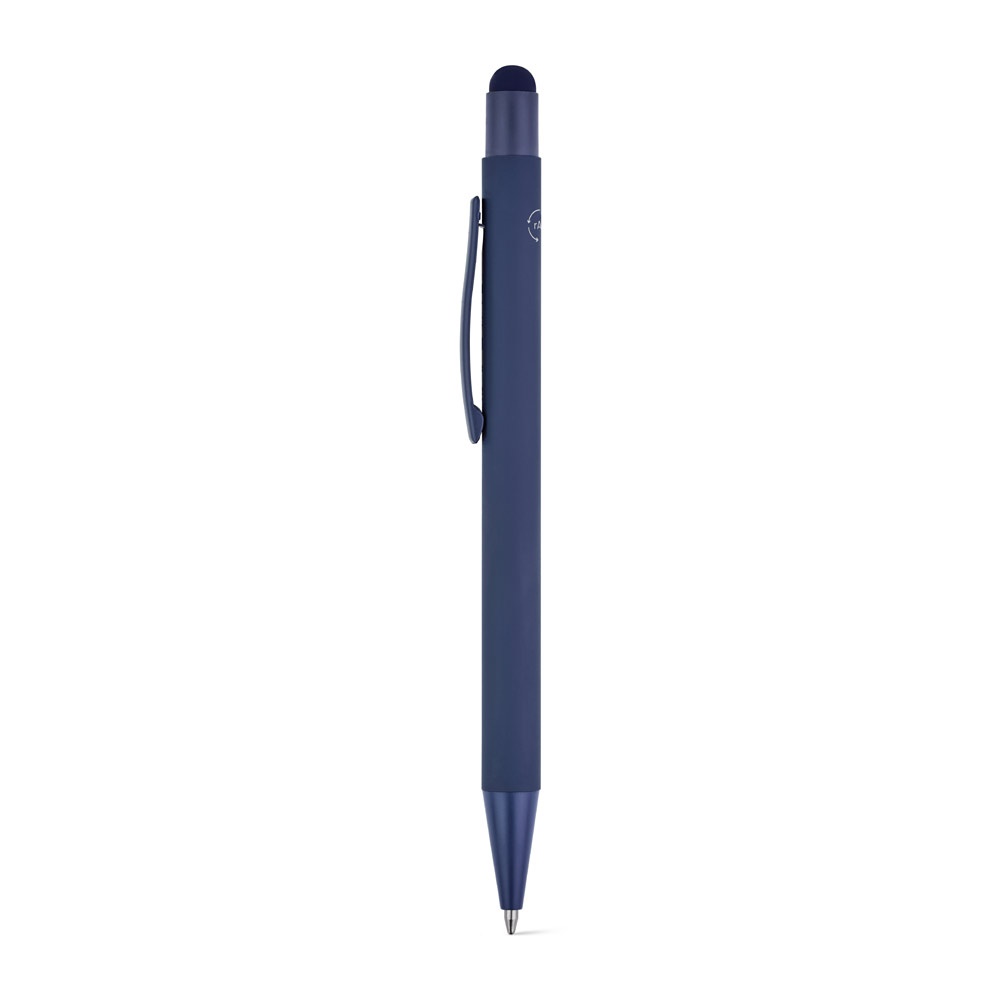 CLINT MATE. Stylo à bille au design moderne, fabriqué à partir d'aluminium recyclé (100% rAL), avec une finition mate