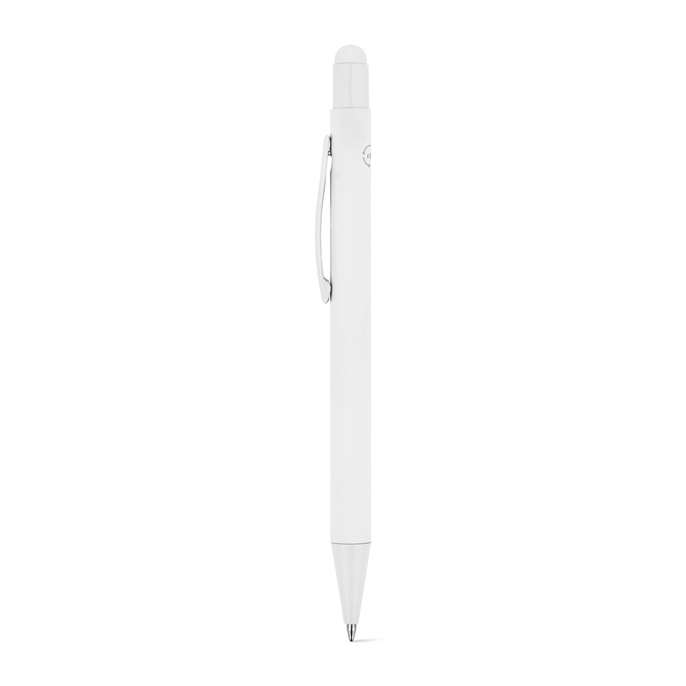 CLINT MATE. Stylo à bille au design moderne, fabriqué à partir d'aluminium recyclé (100% rAL), avec une finition mate