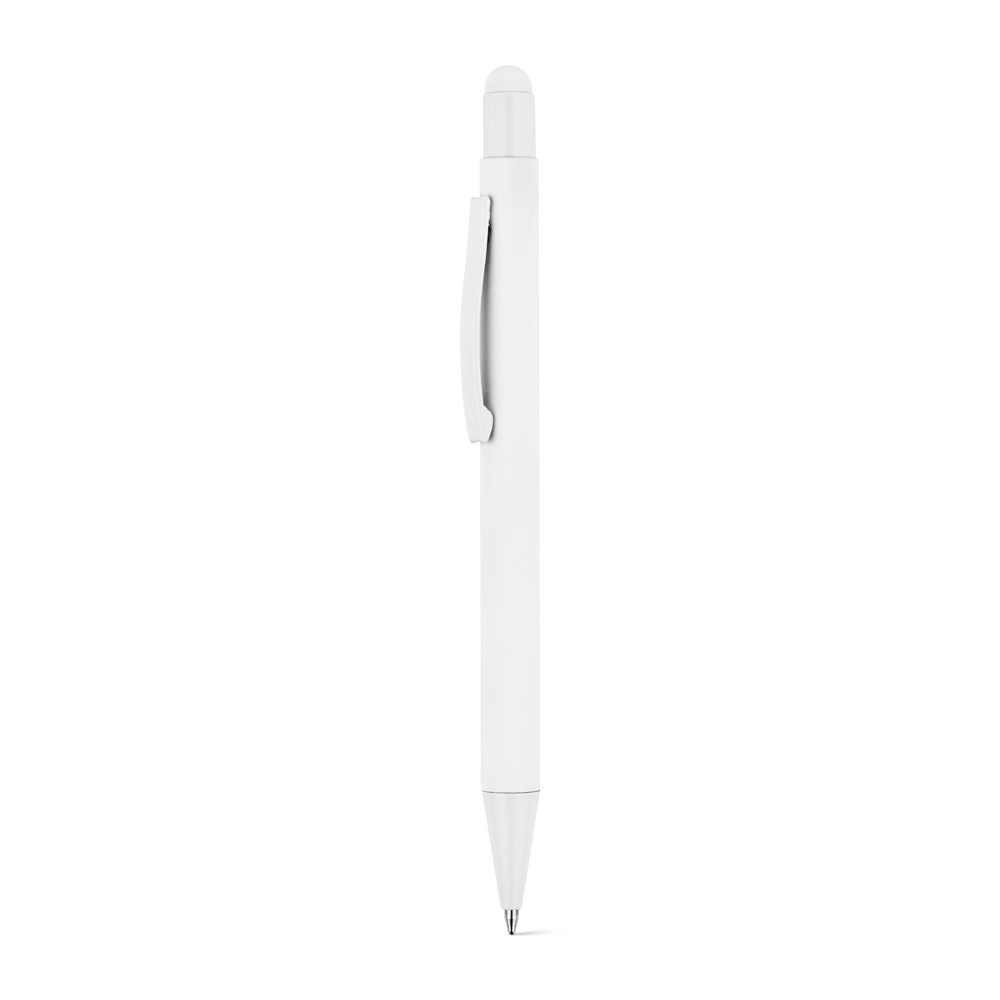CLINT MATE. Stylo à bille au design moderne, fabriqué à partir d'aluminium recyclé (100% rAL), avec une finition mate