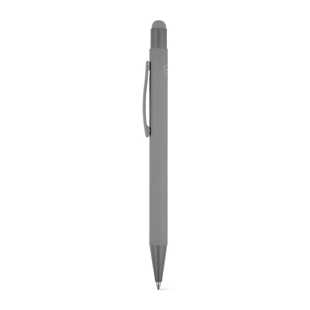 CLINT MATE. Stylo à bille au design moderne, fabriqué à partir d'aluminium recyclé (100% rAL), avec une finition mate