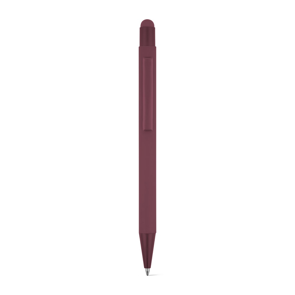 CLINT MATE. Stylo à bille au design moderne, fabriqué à partir d'aluminium recyclé (100% rAL), avec une finition mate