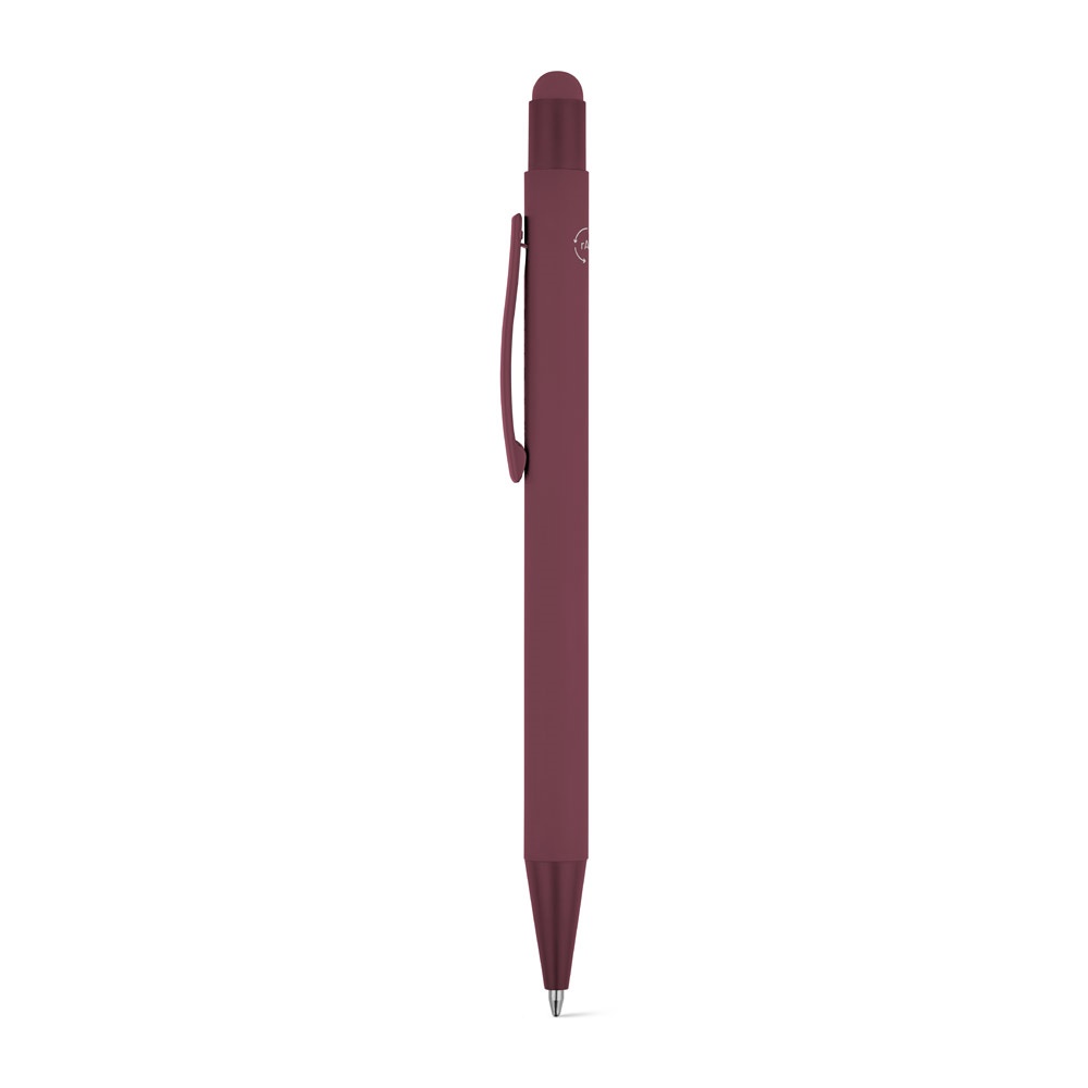 CLINT MATE. Stylo à bille au design moderne, fabriqué à partir d'aluminium recyclé (100% rAL), avec une finition mate