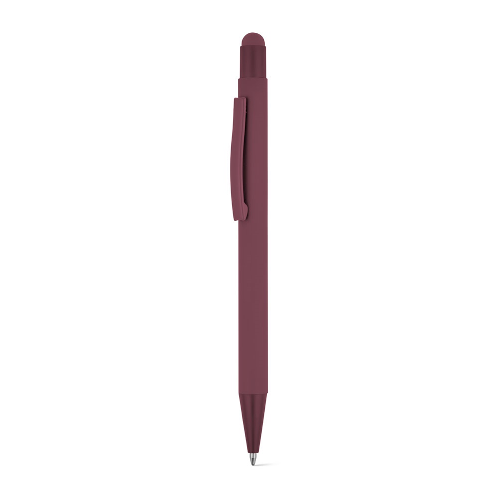 CLINT MATE. Stylo à bille au design moderne, fabriqué à partir d'aluminium recyclé (100% rAL), avec une finition mate