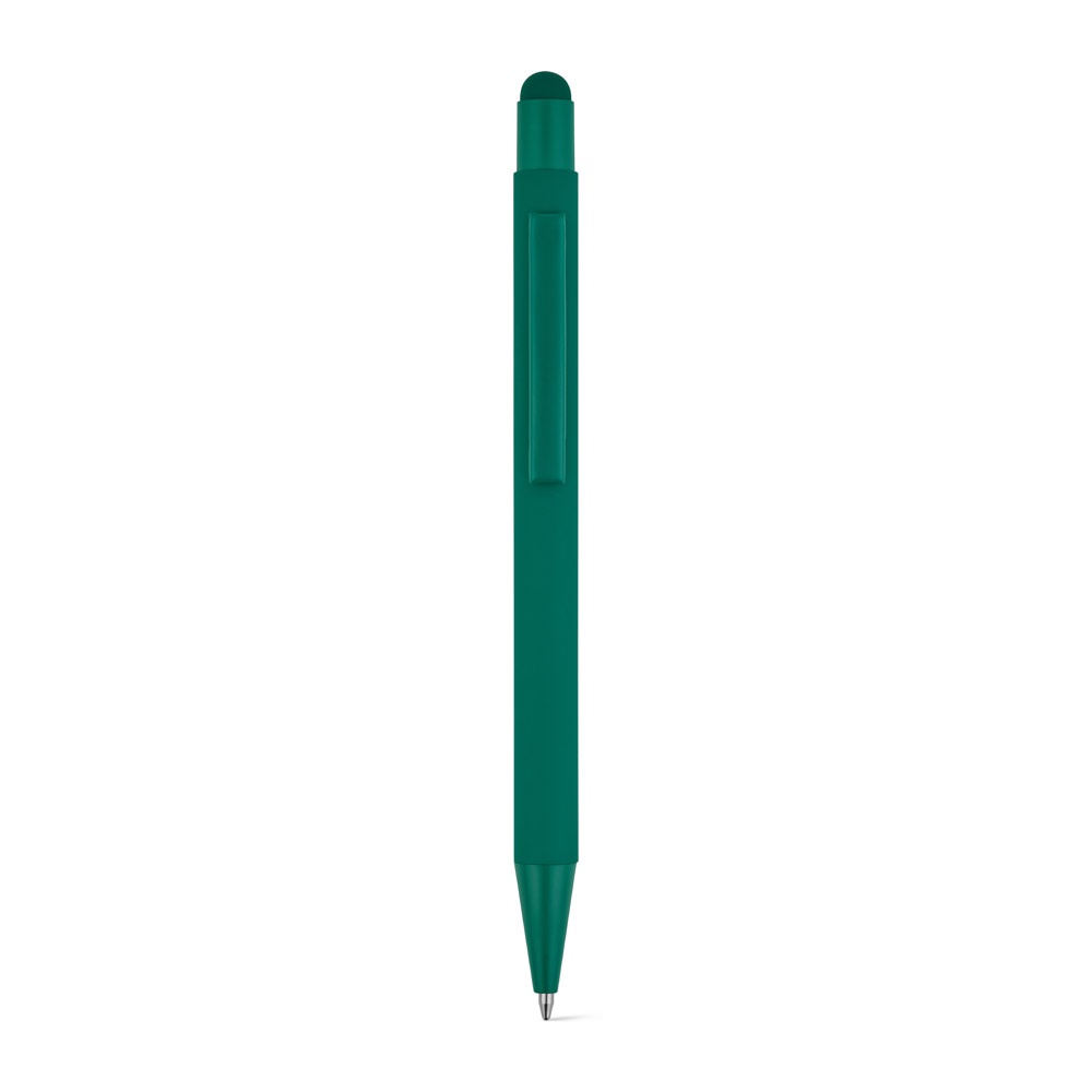 CLINT MATE. Stylo à bille au design moderne, fabriqué à partir d'aluminium recyclé (100% rAL), avec une finition mate