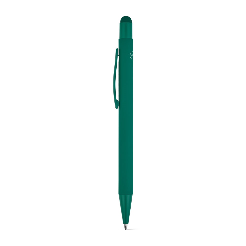CLINT MATE. Stylo à bille au design moderne, fabriqué à partir d'aluminium recyclé (100% rAL), avec une finition mate