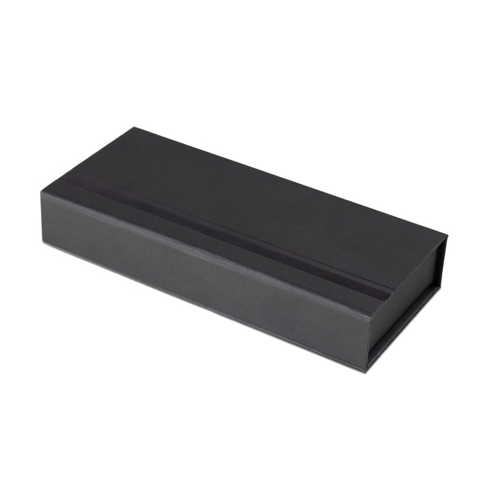 SARAMAGO. Coffret haut de gamme comprenant 1 stylo à bille et 1 stylo roller en cuivre et acier inoxydable, à encre bleue