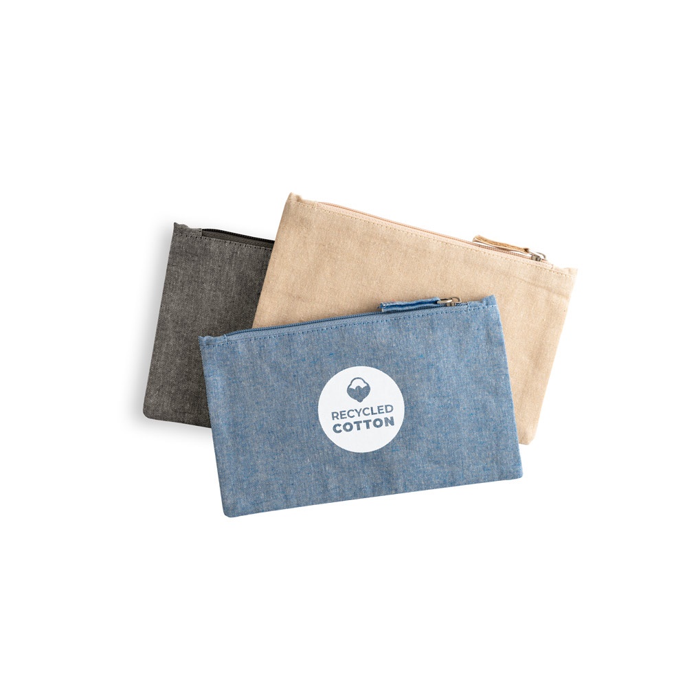 MILLIE. Pochette multifonctions en coton recyclé (70%) et polyester (30% rPET) (140 g/m²) (140 g/m²)