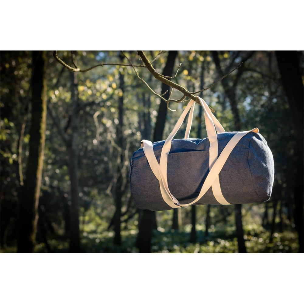 DENIM BAG. Sac de sport en coton denim (300 g/m²)