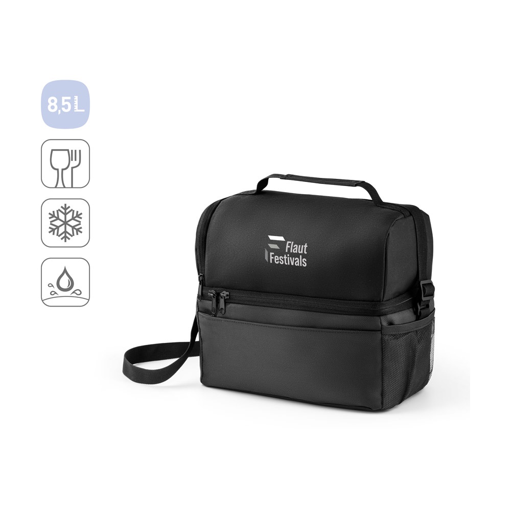 ZIPPERS COOLER. Chladiaca taška 8'5 l z 300D a 840D Jacquard