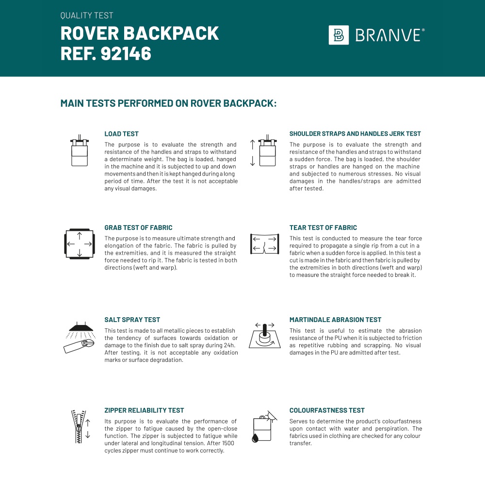 ROVER BACKPACK. Sac à dos en microfibre et PU