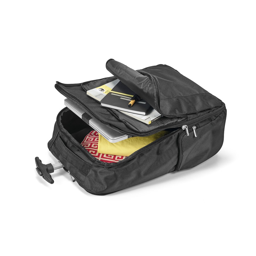 AVENIR. Sac à dos trolley pour ordinateur portable 17'' en 1680D et 300D