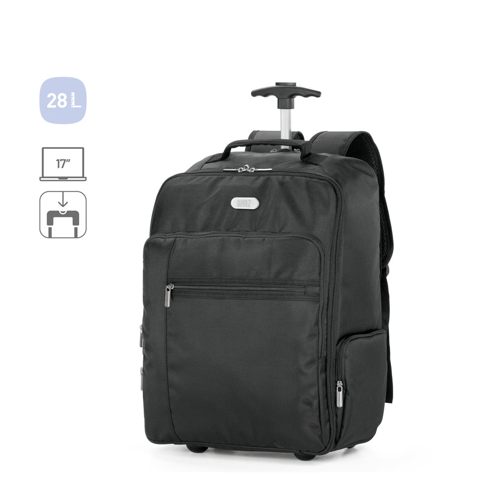 AVENIR. Batoh na notebook na kolieskach 17'' z materiálu polyester 1680D a 300D