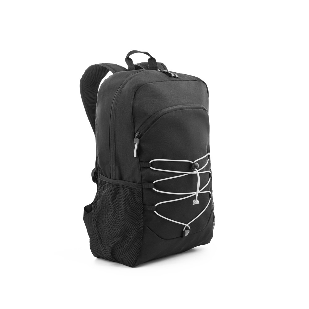 DELFOS BACKPACK. Sac à dos pour ordinateur portable en 300D polyester recyclé et 600D polyester recyclé avec éléments réfléchissants