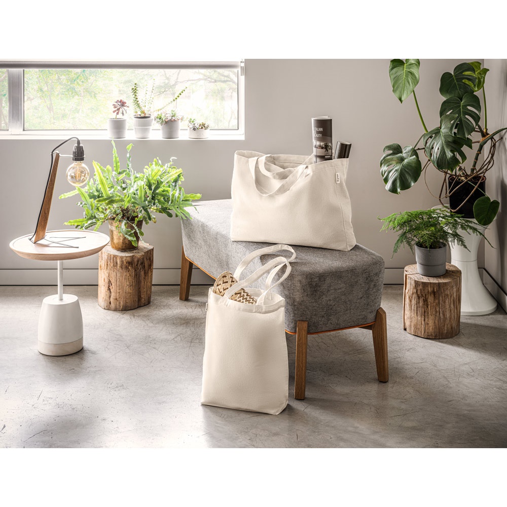 PARMA. Sac en coton (50%), coton recyclé (30%) et polyester (20% rPET) (280 g/m²)
