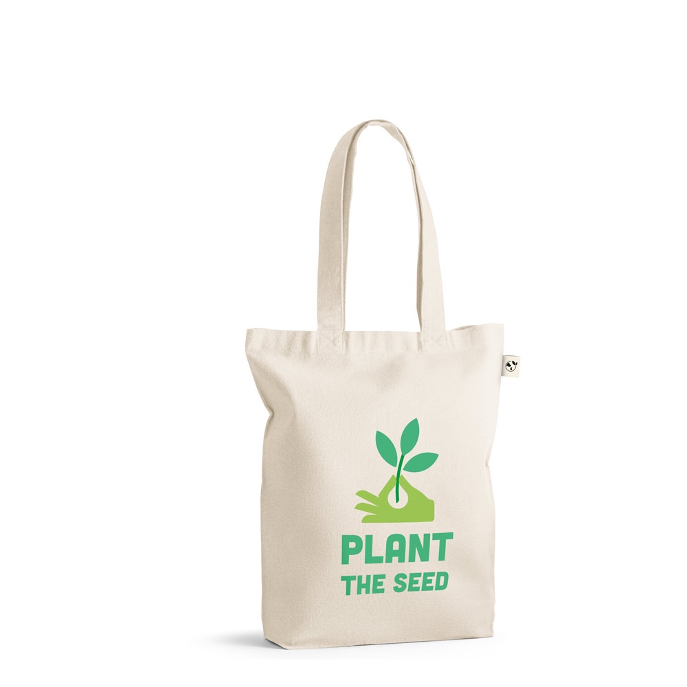 GIRONA. Taška z bavlny (50 %), recyklovanej bavlny (30 %) a polyester (20 %) (220 g/m²)