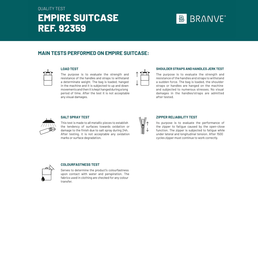 EMPIRE SUITCASE II. Sacoche executive pour ordinateur portable 15.6" en polypropylène