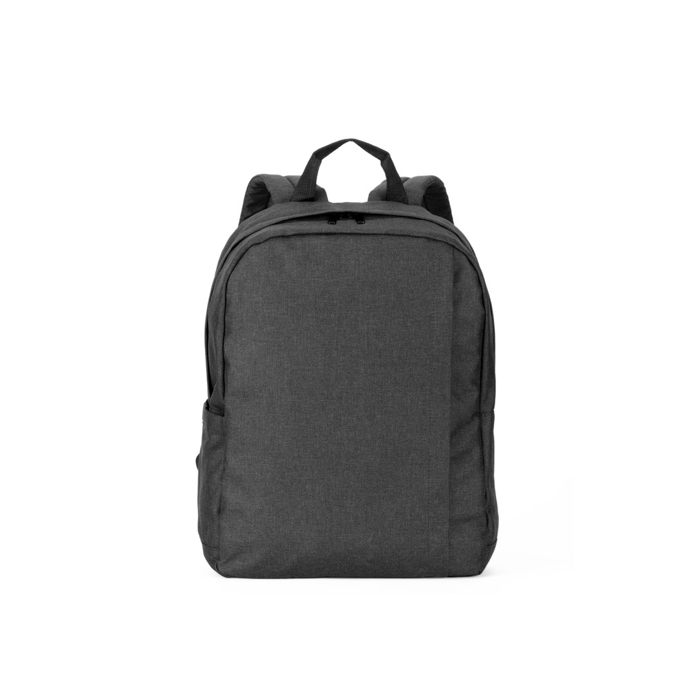 GIJON. Sac à dos pour ordinateur portable en polyester haute densité recyclé 600D et doublure en polyester recyclé 210D